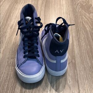 Nike Lavender High-Top Sneakers